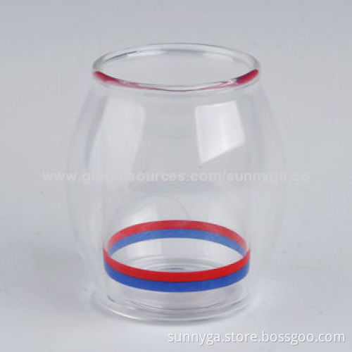 High-quality Double Wall Glass with 220mL Capacity